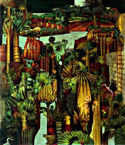 S.T. 1974, Tempera sur toile / aggloméré, cm: 100 x 110