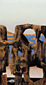 N.T. 1976, Tempera on canvas / pressboard, cm: 61 x 36,5
