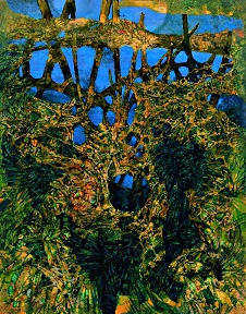 N.T. 1986, Tempera on canvas / pressboard, cm: 35 x 44