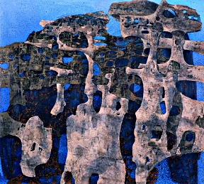 N.T. 1993, Tempera on canvas / pressboard, cm: 70,5 x 63,5
