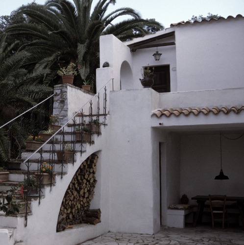 Staircase to the studio