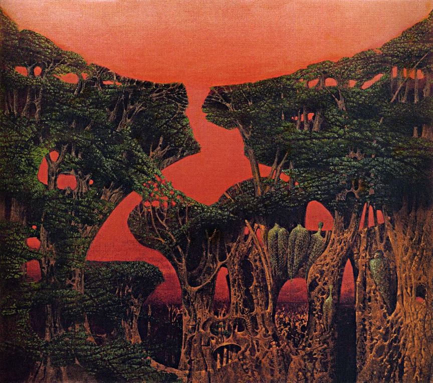 S.T. 1976, Tempera su tela / cartone pressato, cm: 60,5 x 52,5