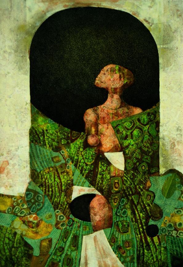 S.T. 1988, Tempera su tela / cartone pressato, cm: 37 x 57